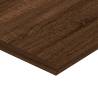 Wall Shelves (4 pcs) - Brown Oak Engineered Wood | HipoMarket