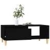 Scandinavian Black Coffee Table - 90x50 cm | HipoMarket