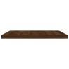 Stylish Brown Oak Wall Shelves - 4 pcs | Hipomarket