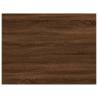 Stylish Brown Oak Wall Shelves - 4 pcs | Hipomarket