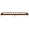 Brown Oak Bed Frame 75x190 cm | Durable & Stylish Design