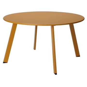 ProGarden End Table - 70x40 cm Matte Mustard Yellow