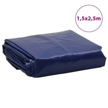 Heavy-Duty Blue Tarpaulin 1.5x2.5 m - Versatile & Durable