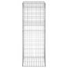 Gabion Basket Post 50x50x140 cm Iron - Durable Garden Decor