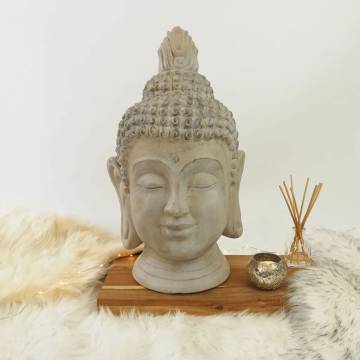 ProGarden Buddha Head Decorative | Serene Garden Accent