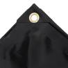 Heavy-Duty Black Tarpaulin 3.5x2.5 m - Water Resistant & Durable