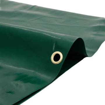 Heavy-Duty Green Tarpaulin 5x8 m - Durable & Water-Resistant