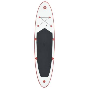 Inflatable Stand Up Paddle Board Set - Red & White SUP