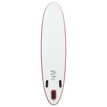 Inflatable Stand Up Paddle Board Set - Red & White SUP