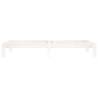 Stylish White Solid Pine Bed Frame 90x200 cm | HipoMarket