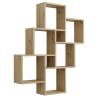 FMD Wall-mounted Shelf with 8 Compartments Artisan Oak Colour artisan oak Quantity in Package 1 Number of Pieces 