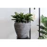 Capi Vase Nature Rib Tapered 42x38 cm Anthracite - Hipomarket