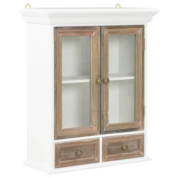 Wall Cabinet White 49x22x59 cm - Stylish Storage Solution