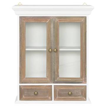 Wall Cabinet White 49x22x59 cm - Stylish Storage Solution