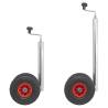 ProPlus Double Jockey Wheel 26x8.5cm with Air-Filled Tyre