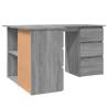 Elegant Grey Sonoma Corner Desk - 145x100 cm | HipoMarket