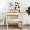 Dressing Table with Mirror Sonoma Oak 86.5x35x136 cm Colour sonoma oak Quantity in Package 1 