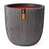 Capi Planter Groove 43x41 cm Anthracite - Eco-Friendly Design