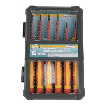 Brüder Mannesmann 6 Piece VDE Screwdriver Set - Safe & Insulated