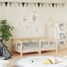 Kids Bed Frame 70x140 cm Solid Wood Pine Colour natural Size 70 x 140 cm 