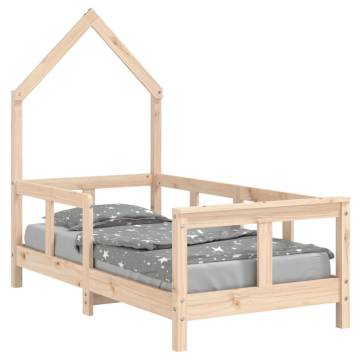 Kids Bed Frame 70x140 cm - Solid Wood Pine | HipoMarket