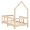 Kids Bed Frame 70x140 cm - Solid Wood Pine | HipoMarket