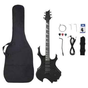 Electric Guitar for Beginners with Bag - Black 39" | HipoMarket