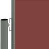 Retractable Side Awning Brown 117x1200 cm - Stylish Garden Screen