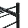 Black Metal Bed Frame 100x200 cm - Stylish & Durable