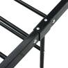 Black Metal Bed Frame 100x200 cm - Stylish & Durable