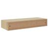 Elegant Wall Drawer Shelves - Oak & White - 2 pcs