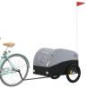 Bike Trailer Black & Grey - 45 kg Iron | HipoMarket