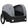 Bike Trailer Black & Grey - 45 kg Iron | HipoMarket