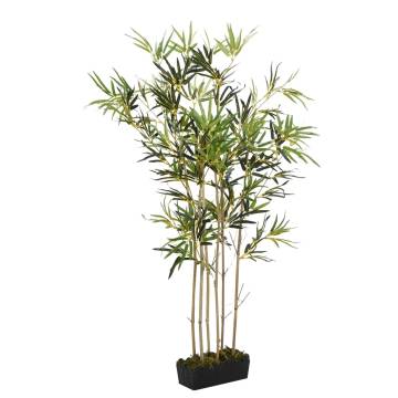 Artificial Bamboo Tree 150 cm with 828 Leaves - Green Decor