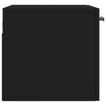 Wall Cabinet Black 60x36.5 cm - Stylish & Practical Storage