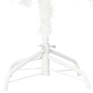 Pre-lit White Christmas Tree with Ball Set - 180 cm