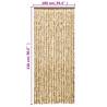 Fly Curtain Beige and Brown 100x230 cm Chenille | HipoMarket