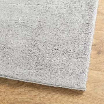 Soft & Washable Grey Rug HUARTE | 160x230 cm - HipoMarket UK