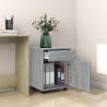 Rolling Cabinet Grey Sonoma 45x38x54 cm | Hipomarket