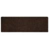 15 pcs Brown Stair Mats - Non-Slip & Washable | HipoMarket