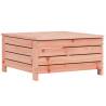 Garden Footstool with Cushion - Solid Douglas Wood