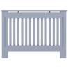 Stylish Anthracite Radiator Cover 112x19x81.5 cm MDF