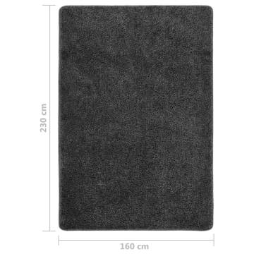 Shaggy Rug Dark Grey 160x230 cm | Anti Slip & Soft Touch