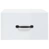 Wall-Mounted Bedside Cabinets - High Gloss White | HipoMarket