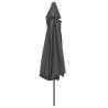 Outdoor Parasol with Metal Pole 400cm - Anthracite Shade