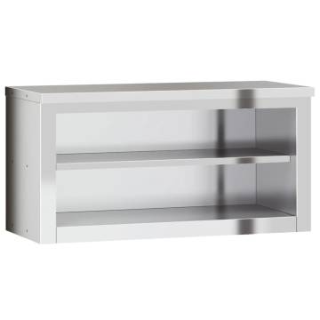 Stainless Steel Kitchen Wall Cabinet with Shelf - Durable & Stylish