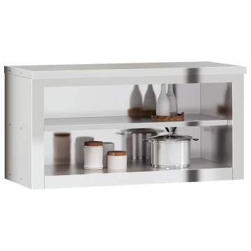 Stainless Steel Kitchen Wall Cabinet with Shelf - Durable & Stylish