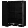 Corner Wardrobe Black 130x87x169 cm - Space-Saving Storage