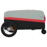 Durable Bike Trailer Black and Red - 30 kg Iron | Hipomarket