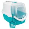 TRIXIE Cat Litter Tray Vico | Turquoise & White - Hipomarket